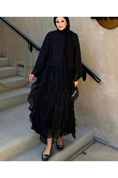 BERİ BUTİK Women's Mour Skirt Suit Black
