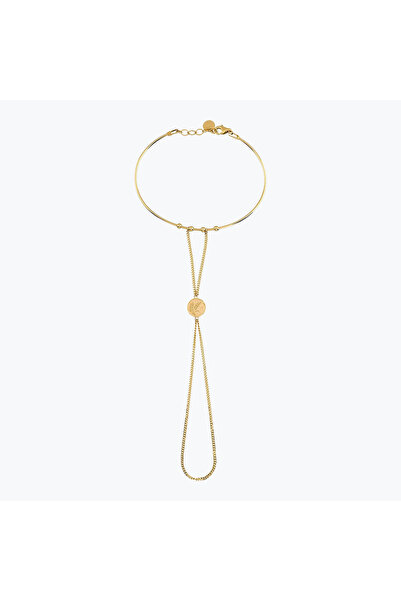 Goldium Jewellery Goldium Başak Damga Tel Bileklikli Şahmeran