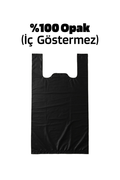 Duru Kimya Ultra Dayanıklı Para Taşıma Poşeti 30x60 cm – Siyah İç Göstermeyen...