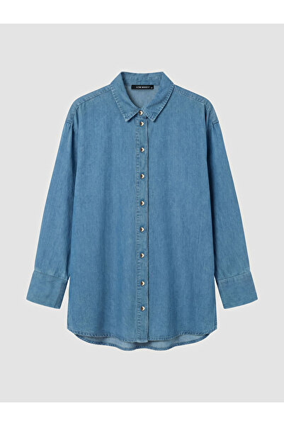 LC Waikiki Tunica din denim pentru femei Indigo