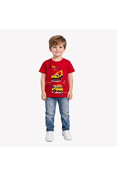 Yale Kids تي شيرت للأولاد من عمر 1-4 سنوات مصنوع من القطن بنسبة 95%