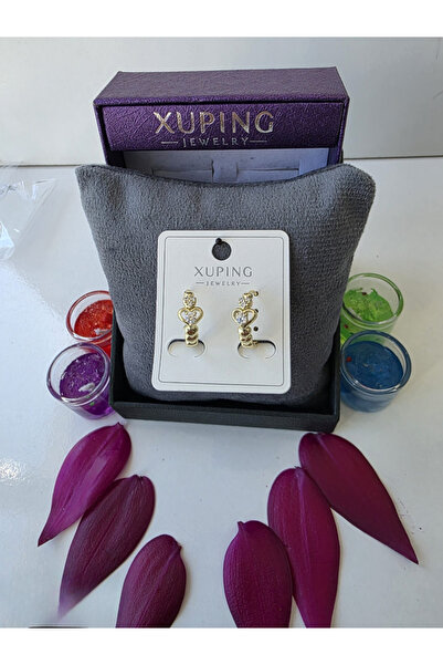 XUPING JEWELRY Heart Hoop Earrings