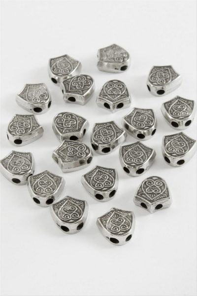 ZERO LAND Nhrhls Plastic Oval Tesbih Tassel Spacer Beads 50 Grams - (121614) ...