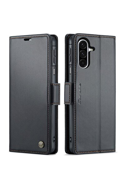 Caseme 023 Luminus Θήκη Πορτοφόλι Black (Samsung Galaxy A17 4G / 5G)