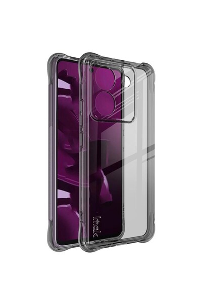 İmak TPU Θήκη Σιλικόνης Transparent Black (Xiaomi Poco M7 Pro 5G)