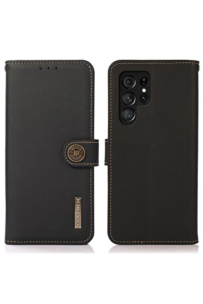 KHAZNEH Δερμάτινη Θήκη Πορτοφόλι Black (Samsung Galaxy S26 Ultra 5G)