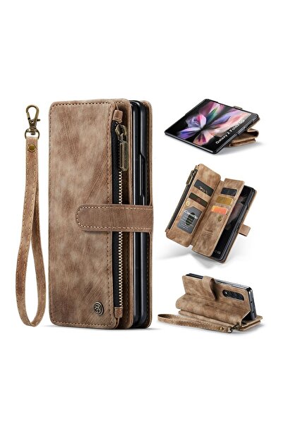 Caseme C30 Multifunctional θήκη Πορτοφόλι Brown (Samsung Galaxy Z Fold4 5G)