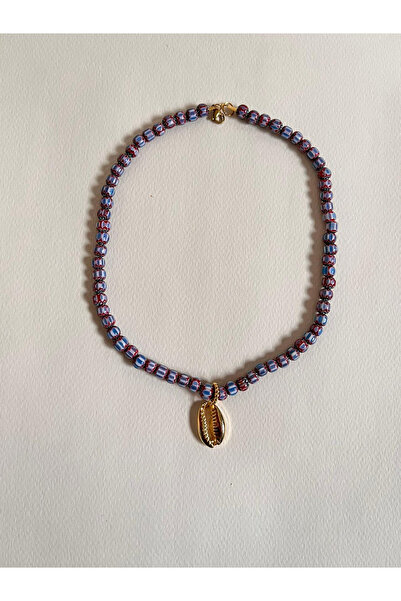 Sade Noe Studio No.29-Sade Noe Nomad Chevron Boncuk Kolye – Minimal El Yapımı