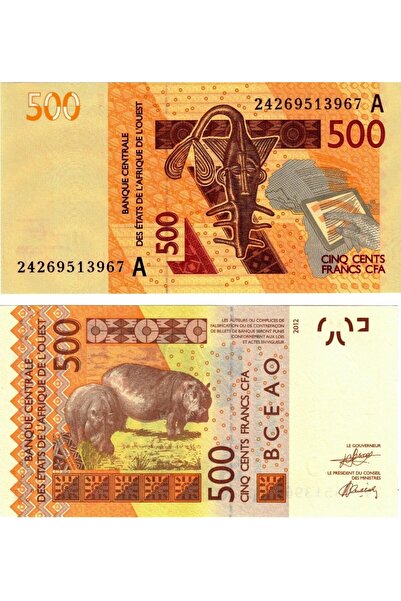3Alp Koleksiyon FİLDİŞİ SAHİLİ (BATI AFRİKA DEVLETLERİ) 500 FRANC 2024 P#119A...
