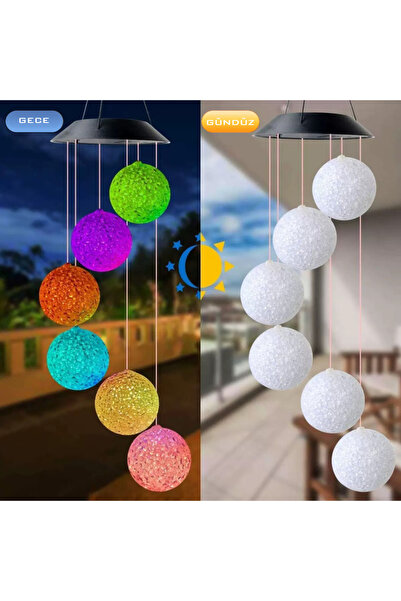 Blooming Plus Bahçe Balkon Dekorasyonu Led Işıklı Su Geçirmez Güneş Enerjili ...
