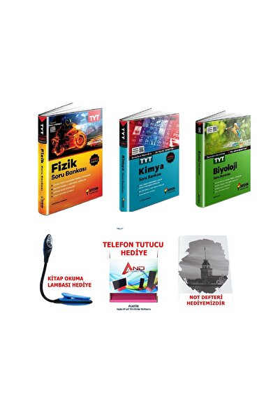 Aydın Yayınları 2026-2027 Müfredat TYT FİZİK-KİMYA-BİYOLOJİ Soru Bankası