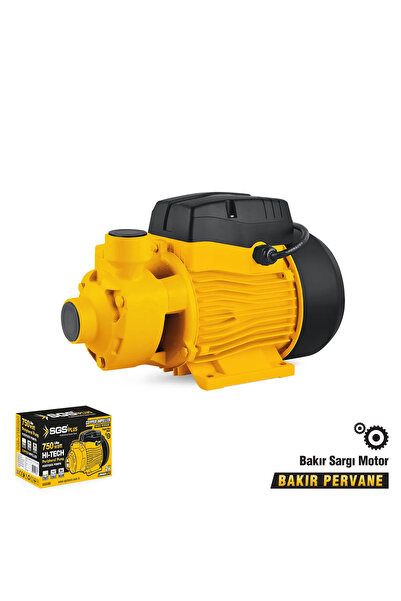 SGS PLUS SGS5383 PERİFERİK SU POMPASI 750 WATT 1.0 HP BAKIR SARGI BAKIR PERVANE