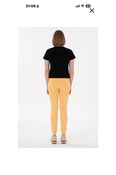 U.S. Polo Assn. Light Orange Women's Slim Fit Sweatpants Dmk.Pt0125