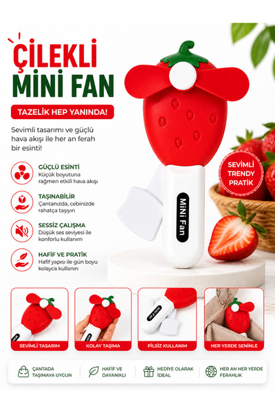 MİNDO Mini Taşınabilir El Fanı