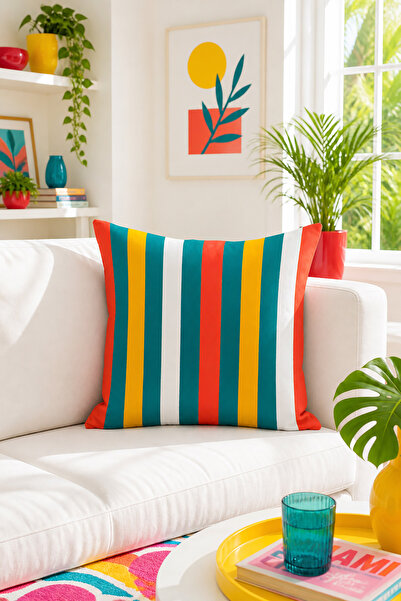 Bertille Home Σειρά Pop Art Κάλυμμα μαξιλαριού διπλής όψης με ψηφιακή εκτύπωση