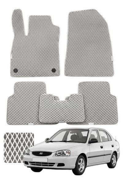 Evanotion Hyundai Accent Admire 2003-2006 Özelleştirilebilir Premium Eva Oto ...
