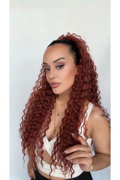 Suzan Peruk Afro Postiş El yapımı Ekstra Kabarık tak ve çık Mandallı tokalı M...