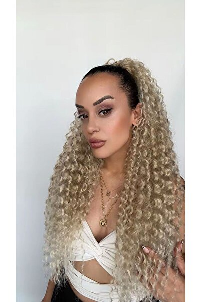 Suzan Peruk Afro Postiş El yapımı Ekstra Kabarık tak ve çık Mandallı tokalı M...