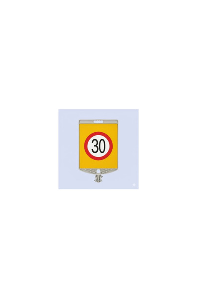 Azami Hız 30 km/dikdörtgen Uyarı Levhası