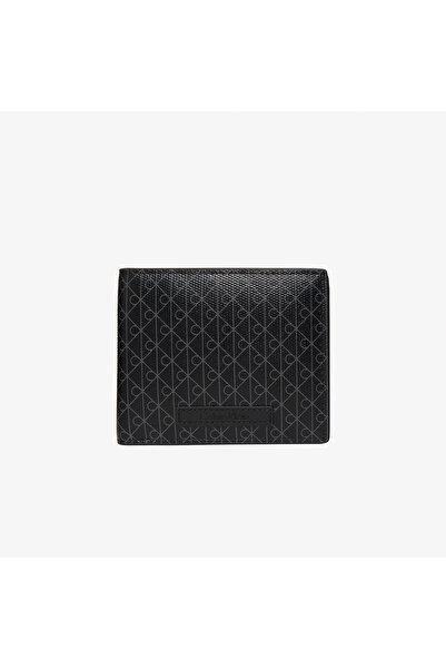 Calvin Klein Emblem Coated Erkek Siyah Cüzdan