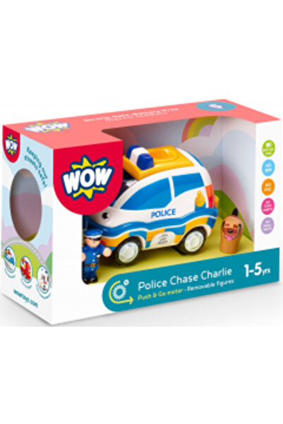 WOW Toys Jucarie pentru copii WOW Toys, Masina de politie cu catel, Police Ch...