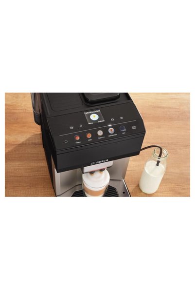 Bosch Series 4 Fully Automatic Coffee Machine AromaDouble Shot Barista Quality - TPG40307 Piano Black