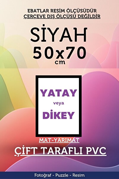 Atlas Sanat Galerisi 22mm-50x70 Cm Mat Pvc Li Camsız Fotoğraf 1000 Parça Puzz...