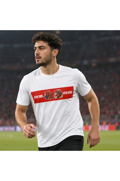 TFF AYNI RUH AYNI HAVA T-SHIRT BEYAZ