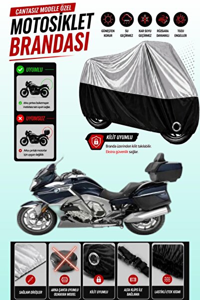 Cemku Twin Top Gray - Bottom Black Bmw K 1600 Gtl Compatible Engine Cover, Re...