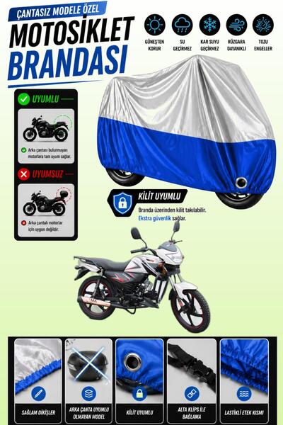 Cemku Twin Top Gray - Bottom Blue Rks X Power 50 Compatible Engine Tarpaulin,...