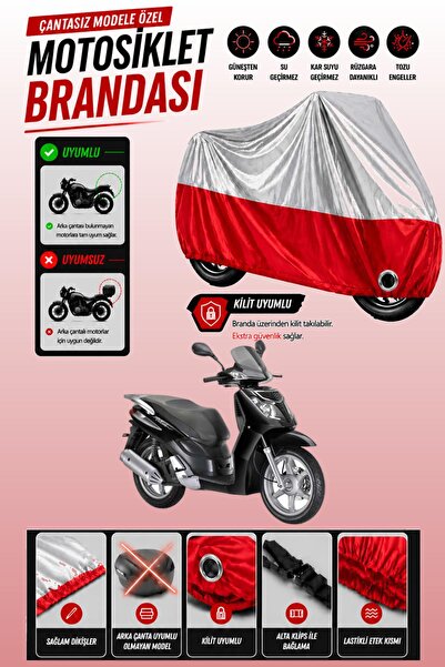 Cemku Twin Top Gray - Bottom Red Keeway Outlook 150 Compatible Engine Cover, ...