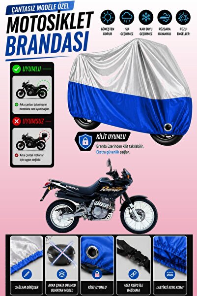 Cemku Twin غطاء محرك متوافق مع هوندا NX 650 دومينيتور، باللون الرمادي من الأع...