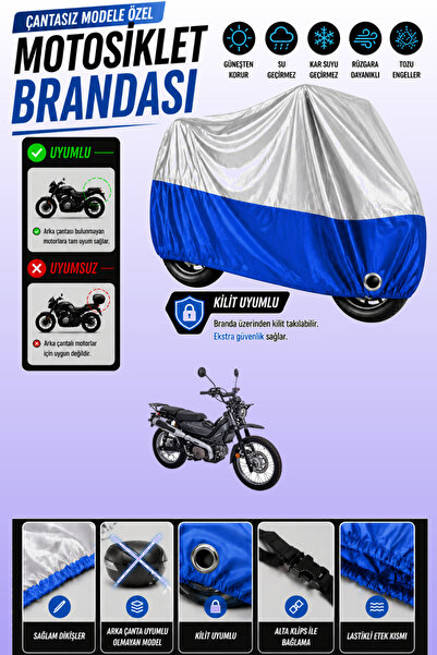 Cemku Twin Top Gray - Bottom Blue Altai Tank X125 Compatible Engine Cover, Re...