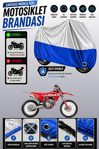 Cemku Twin Top Gray - Bottom Blue Gas Gas Mc 250 F Compatible Engine Cover, R...