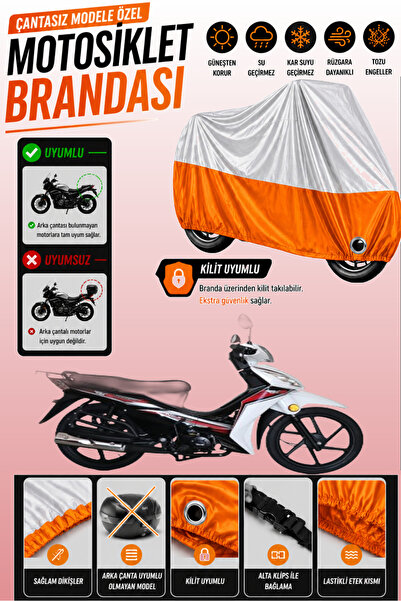 Cemku Twin Top Gray - Bottom Orange Rks Next 50 Compatible Engine Cover, Rear...
