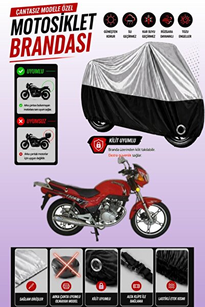 Cemku Twin Top Gray - Bottom Black Mondial 150 Kn Compatible Engine Cover, Re...