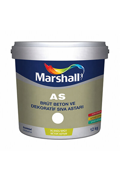 Marshall AS Brüt Beton Astarı ve Dekoratif Kaplama Astarı 12Kg