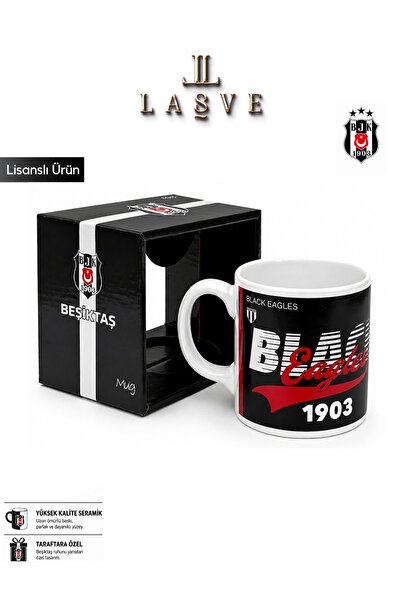 Beşiktaş YENİ SEZON SERAMİK LİSANSLI ÖZEL TASARIM KUPA BARDAK ÖZEL KUTULU