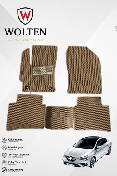 w wolten german engineered MEGANE 4-SEDAN-RENAULT-(2016-2025) İÇİN EVA İÇ PAS...