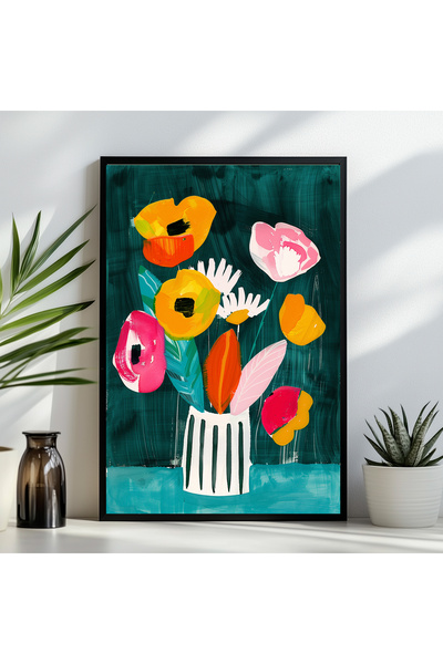 LudenHome Mutfak Tasarımlı Çerçeve Görünümlü Mdf Tablo 20 x 30 CM