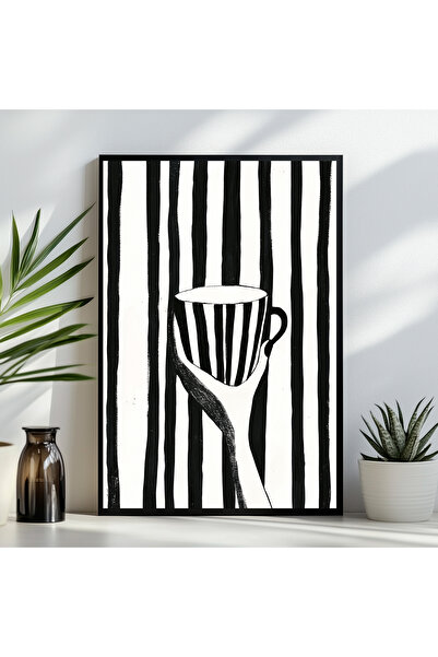 LudenHome Mutfak Tasarımlı Çerçeve Görünümlü Mdf Tablo 20 x 30 CM
