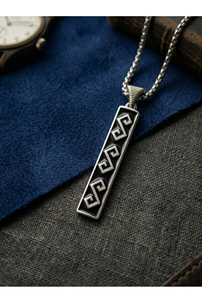 Velcari Minimalist Style Stainless Steel Men's Necklace