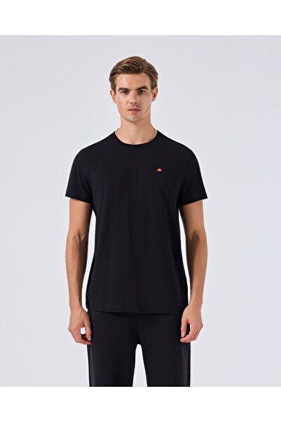 Ellesse Βαμβακερό Μαύρο Ανδρικό T-Shirt 6Sm5069