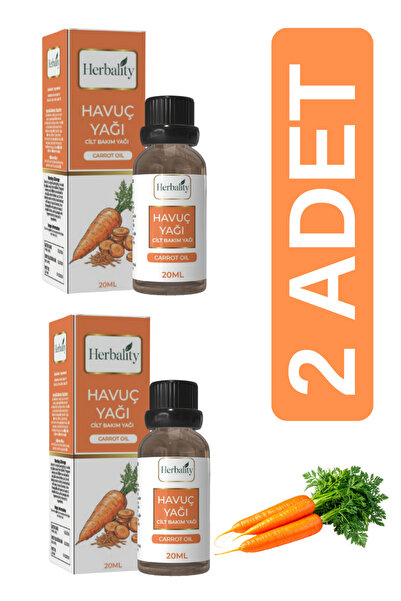 herbalıty Carrot Oil 20 ml 2*Pcs