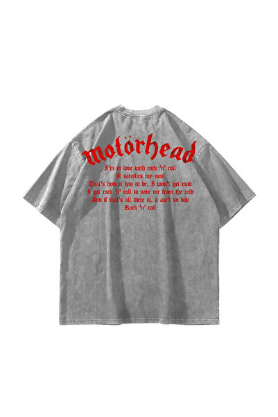 Sekizbiraltı Μπλουζάκι Motörhead με στάμπα Oversize Unisex, που πλένεται, σε ...