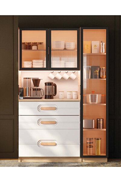 miracool Orkide Kahve Köşesi / Komple MDF / Led Işıklı / Large