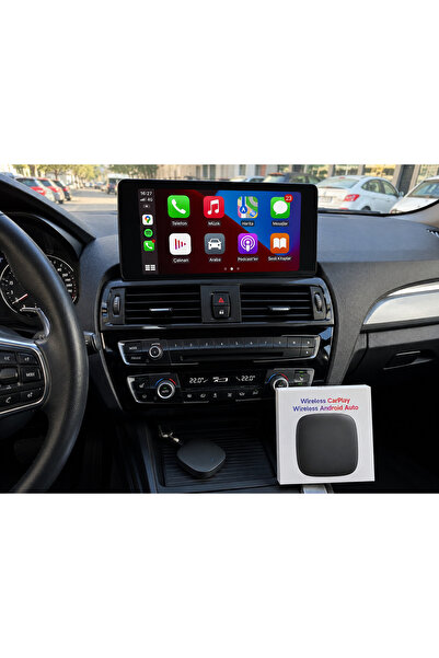 instatech Wireless CarPlay Android Auto Box Kablosuz CarPlay Adaptörü 2GB+32G...
