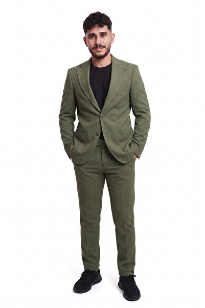 MODMEN Sport Cut Suit Cream Sport Drawstring - Slim Fit