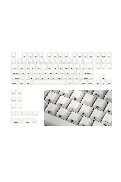 Meyer Gaming XVX Velvet Jelly Yan Baskılı 100 Tuş RGB Işık Geçiren Keycaps Tu...