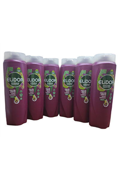 Elidor AVAKADO & ÜZÜM ÇEKİRDEĞİ YAĞI ŞAMPUAN 500 ML X 6 ADET